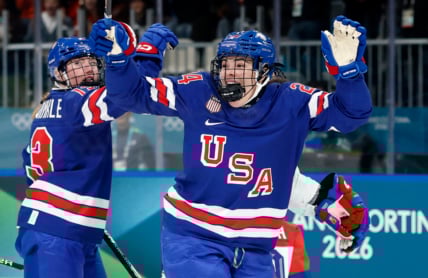 Olympics: Ice Hockey-Women Group A - USA-CZE