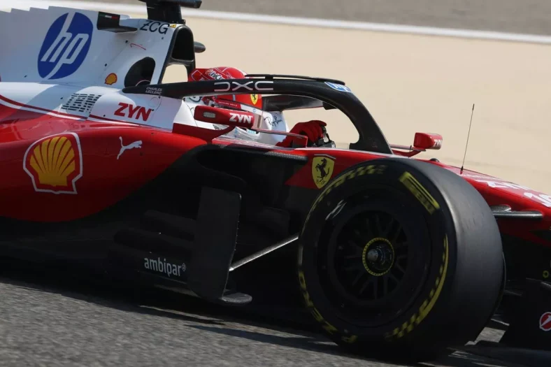 F1 Testing Ferrari Charles Leclerc Bahrain