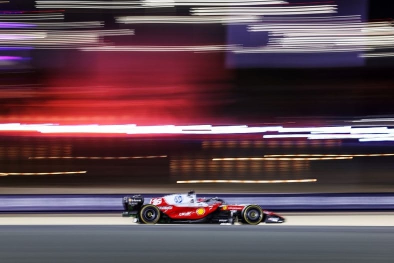 f1 ferrari rear wing f1 testing bahrain
